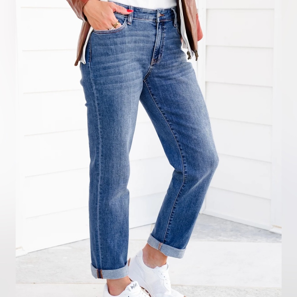 Judy Blue Denim Jeans - Boyfriend, Mid-Rise - Nw/oT
